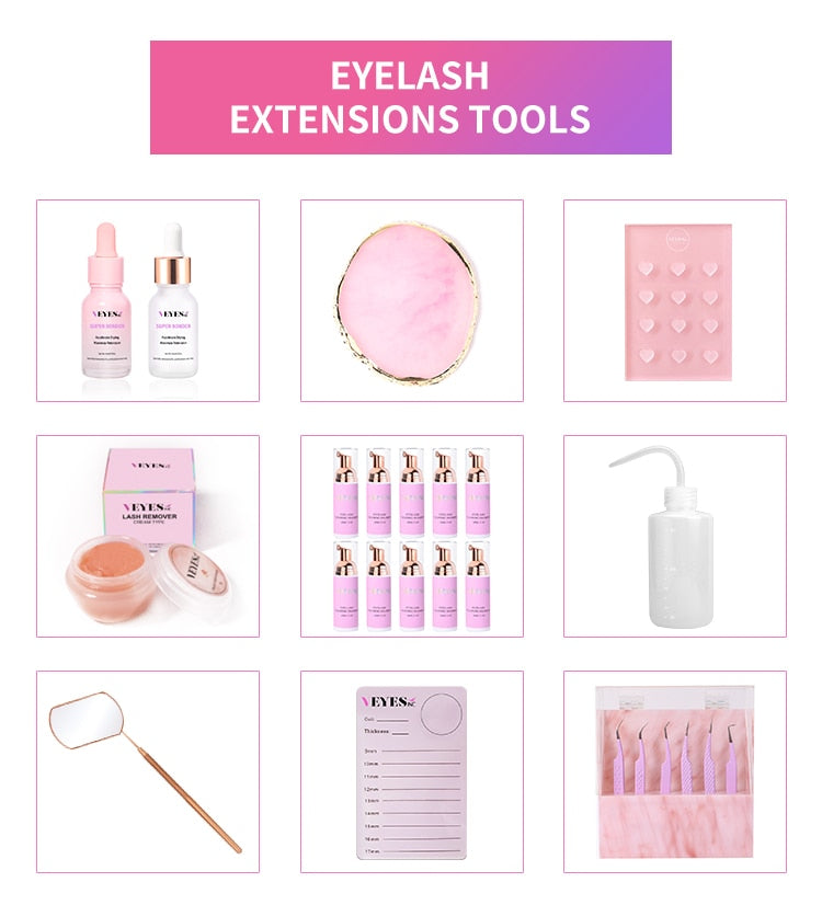 Veyes Inc Easy Fanning Eyelash Extensions Veyelash Russian Volume Lashes Fast Bloom Automatic Flowering Natural Makeup Beauty