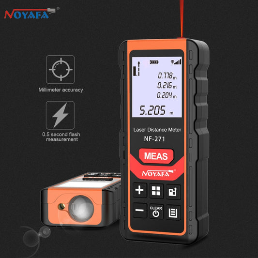 Laser Distance Meter: Precision Electronic Roulette and Digital Rangefinder for Accurate Measurements - Metro Laser Range Finder Measuring Tape Device Tool