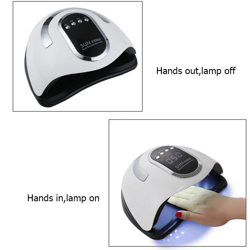 SUN X11 MAX UV Drying Lamp Nail Lamp for Nails Gel Polish with Motion Sensing Professional UV Lamp for Manicure Salon