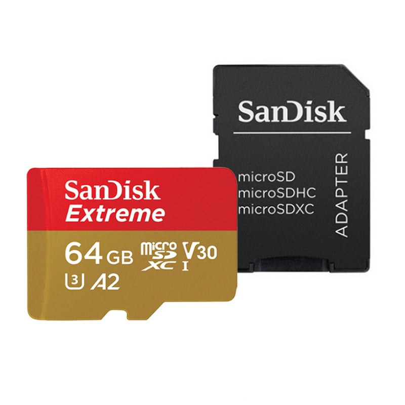 SanDisk Extreme Micro SD Card 64GB Micro SD 128GB 32GB Flash Memory Card SD 256GB U3 4K V30 400GB MicroSD 512GB 1TB TF Cards