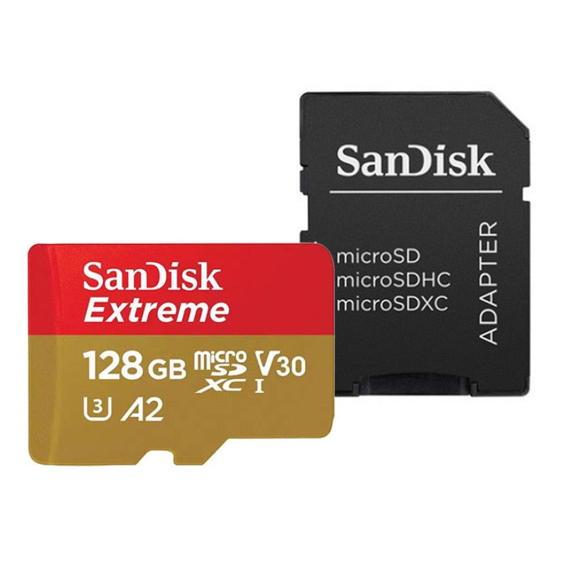 SanDisk Extreme Micro SD Card 64GB Micro SD 128GB 32GB Flash Memory Card SD 256GB U3 4K V30 400GB MicroSD 512GB 1TB TF Cards