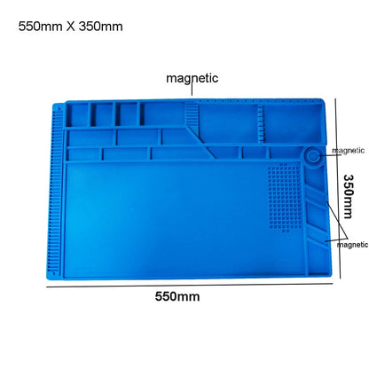 ESD Heat Insulation Working Mat Soldering Station Iron Phone Computer Repair Mat Magnetic Heat-resistant BGA  Insulator Platform