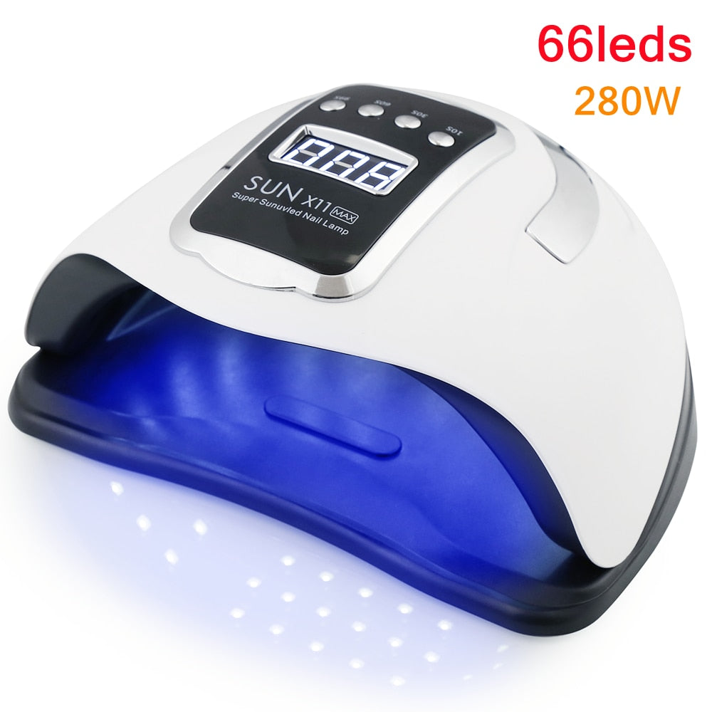 SUN X11 MAX UV Drying Lamp Nail Lamp for Nails Gel Polish with Motion Sensing Professional UV Lamp for Manicure Salon