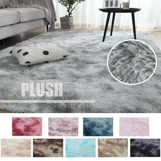 Carpets for Luxurious Velvet Living Room and Bedroom - Thick and Fluffy Floor Mats for Cozy Home Interiors