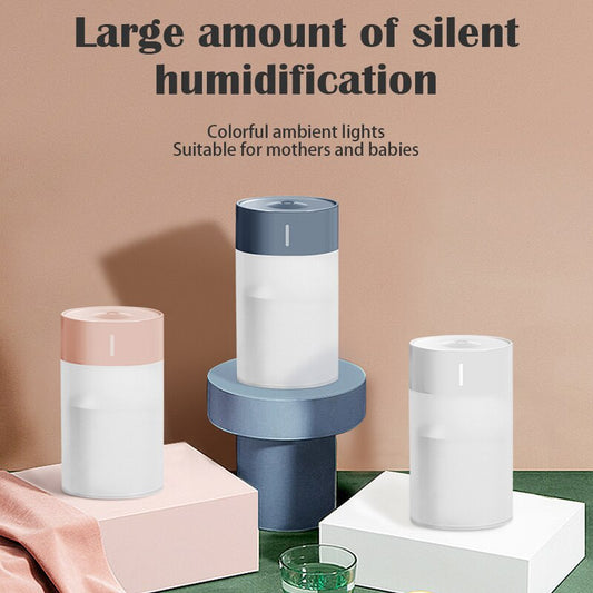 New Humidifier Household Usb Atmosphere Lamp Desktop Intelligent Large Capacity Aromatherapy Gift Humidifier