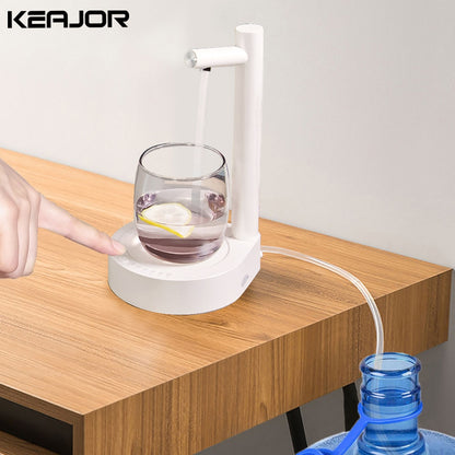 Electric Water Pump For Gallon Rechargeable Water Dispenser Bottle Barreled Smart Automatic Desktop Drinking Fountain Portable